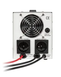 Awaryjne źródło zasilania KEMOT PROsinus-300 przetwornica z czystym przebiegiem sinusoidalnym i funkcją ładowania 12 V/300 W
