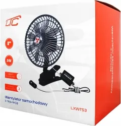 Wentylator samochodowy LTC z regulacją 8'' 12V/24V