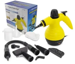 Czyścik myjka parowa Esperanza STORM 350ml zestaw funkcjonalnych końcówek 