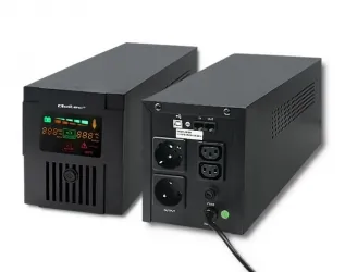 Zasilacz awaryjny UPS Qoltec Monolith 1200VA 720W LCD USB RJ45