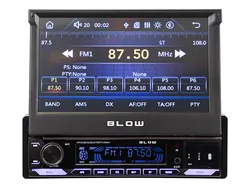 Radio samochodowe BLOW SlideX 1DIN 7'' RDS CarPlay Android Auto USB microSD Bluetooth   pilot