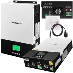 Hybrydowy inwerter solarny Qoltec Off-Grid 1,5kW 80A MPPT Sinus