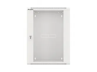 Szafa instalacyjna RACK wisząca 19&#039;&#039; 15U 570x450 drzwi szklane Lanberg  - szara