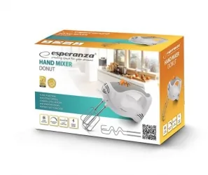 Ręczny mikser kuchenny Esperanza Donut - szary
