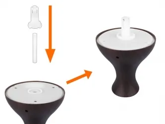 Ultradźwiękowy nawilżacz powietrza LTC 2w1 dyfuzor aromaterapia podświetlany LED