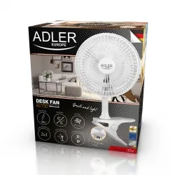 Wentylator 15 cm z klipsem + podstawa Adler AD 7317