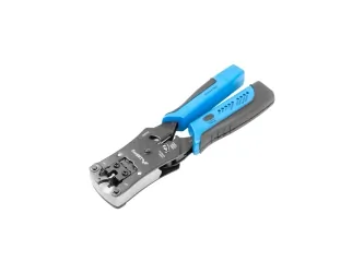 Zaciskarka wtyków RJ45, RJ12, RJ11  + tester kabli LANBERG