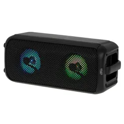 Podświetlany głośnik przenośny Bluetooth Adler AD 1903 SD USB AUX FM   mikrofon
