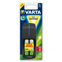 Ładowarka do akumulatorków VARTA MINI Charger  AA/AAA + 6x akumulator AA VARTA R6 2100mAh Ready To Use