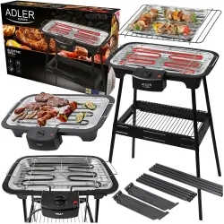 Grill elektryczny stojący Adler AD 6602 wyjmowana grzałka