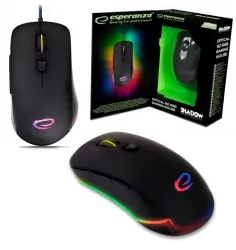 Gamingowa mysz dla gracza Esperanza SHADOW 3200DPI RGB czarna