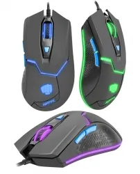 Mysz gamingowa podświetlana FURY HUNTER 2.0 6400DPI RGB dla graczy + soft