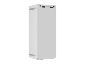 Szafa instalacyjna RACK wisząca 10'' 15U 280x310 drzwi szklane Lanberg (flat pack) - szara