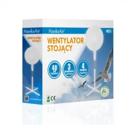 Wentylator stojący wiatrak podłogowy 16'' 45W
