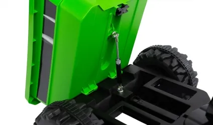 Traktor na akumulator z przyczepką Caretero Toyz Hector akumulatorowiec + pilot - zielony