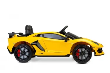 Samochód auto na akumulator Caretero Toyz Lamborghini Aventador SVJ akumulatorowiec + pilot zdalnego sterowania - żółty