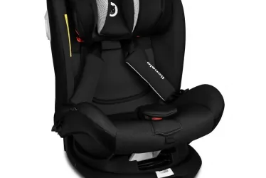 Fotelik samochodowy przód tył LIONELO BRAAM 0-36 KG ISOFIX + noga - kolor czarny