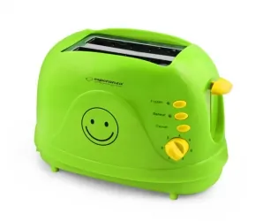 Toster na 2 kromki Esperanza SMILEY 750W - zielony