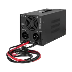 Zasilacz awaryjny Rebel POWER-1000-LFP4 przetwornica z funkcją ładowania 12V 230V 1000VA/700W CZYSTY SINUS