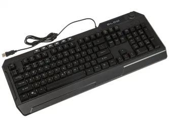 Klawiatura gamingowa podświetlana BLOW CYBERGOD mata mysz słuchawki pad dla graczy