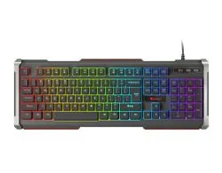 Zestaw GENESIS RHOD 400 RGB ALU klawiatura + mysz + mata + pad + słuchawki