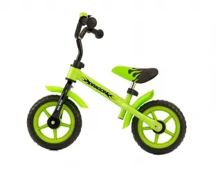 Milly Mally Rowerek Biegowy Dragon zielony 10” dzwonek