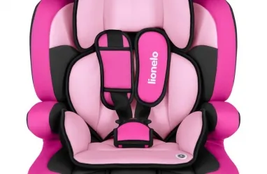 Fotelik samochodowy  Lionelo LEVI ONE Candy Pink  9-36 kg