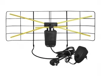Zestaw telewizji naziemnej DVB-T tuner cyfrowy LTC DVB-T2 WiFi HEVC H.265 + antena pokojowa