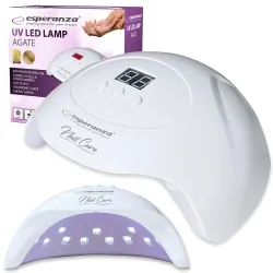 Lampa do paznokci UV/LED Esperanza AGATE 36W do lakieru hybrydowego, żelu - biała