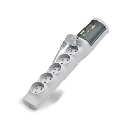 Listwa przedłużacz przeciwprzepięciowy ACAR XProtector ULTRA 1,5m 5 gniazd 10A szara