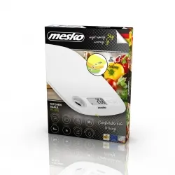 Elektroniczna waga kuchenna Mesko MS 3159g 5kg biała