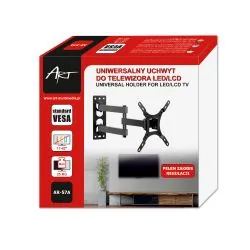 Uchwyt do telewizora LCD/LED 17-42 cala 25KG AR-57A ART regulacja pion poziom wieszak