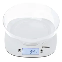 Elektroniczna waga kuchenna z misą Mesko MS 3179 - biała