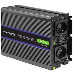 Przetwornica napięcia Qoltec Monolith 3000 MS Wave 12V/230V 1500W/3000W USB