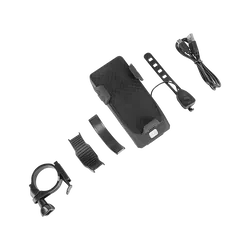 Akumulatorowa lampka rowerowa LED uchwyt rowerowy powerbank Krüger