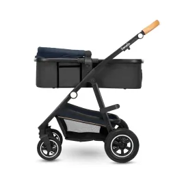 Wózek wielofunkcyjny LIONELO AMBER 2 w 1 spacerówka + gondola + torba + akcesoria - granatowy