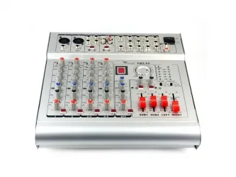 Mikser audio powermikser AZUSA PMX-6S z wbudowanym wzmacniaczem 2x210W 6 kanałów