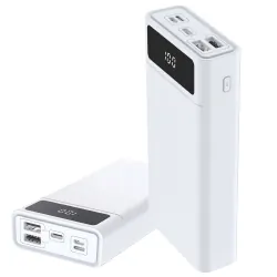 Powerbank 40000mAh 2xUSB QC PB40A USB-C biały