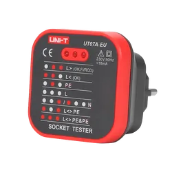 Tester gniazd sieciowych UNI-T UT07A-EU