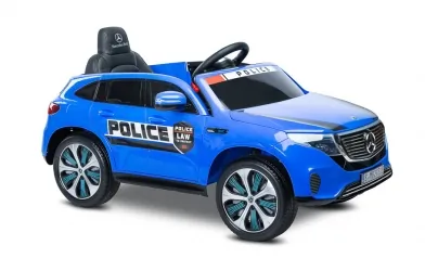 Samochód auto na akumulator Caretero Toyz Mercedes-Benz EQC 400 POLICJA akumulatorowiec + pilot - niebieski