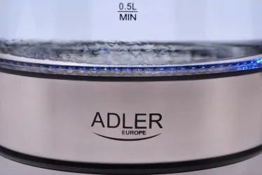 Duży elektryczny szklany czajnik 1,8 L Adler AD 1246