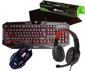Zestaw GENESIS RX39 klawiatura + mysz + mata + słuchawki NEMEZIS - klawiatura dla graczy z podświetleniem