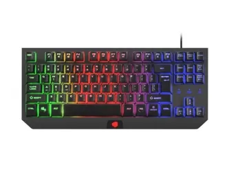 Klawiatura gamingowa podświetlana dla graczy FURY TKL HURRICANE + mysz FURY WARRIOR + mata LED + słuchawki