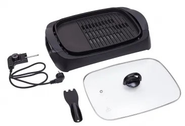 Grill elektryczny ze szklaną pokrywą Adler AD 6610 3000W