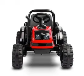 Traktor na akumulator z przyczepką Caretero Toyz Hector akumulatorowiec + pilot - czerwony