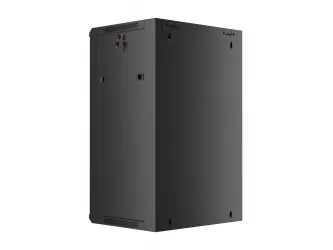 Szafa instalacyjna RACK wisząca 19'' 18U 570x450 drzwi szklane Lanberg - czarna