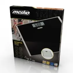Elektroniczna waga  łazienkowa Mesko MS 8150b do 150 kg czarna