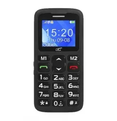 Telefon komórkowy dla seniora BT LTC MOB10 czarny SOS aparat + etui
