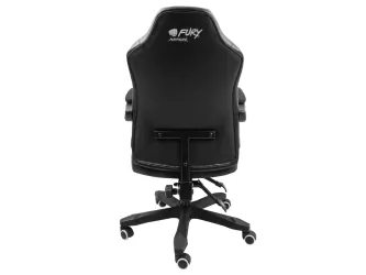 Fotel GAMINGOWY FURY AVENGER M+ czarno -biały