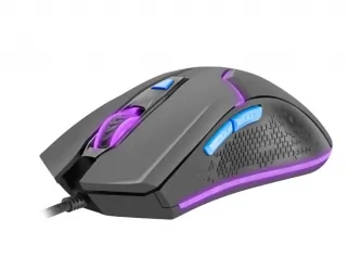 Mysz gamingowa podświetlana FURY HUNTER 2.0 6400DPI RGB dla graczy + soft